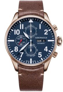 Aerowatch Les Grandes Classiques Chrono Pilot Auto A 61989 RO05