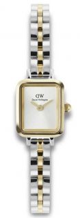 Daniel Wellington Quadro Mini Arch 3-Link Two Tone Gold DW00100925
