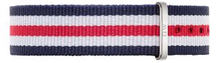 Wristband Daniel Wellington Canterbury Sølvfarvet Lady 0806DW