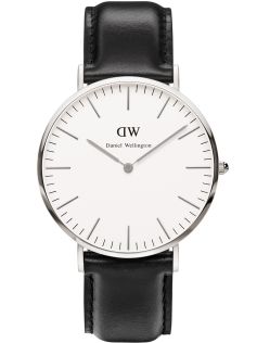 Daniel Wellington Classic Sheffield Herreur, Sølv, 40mm