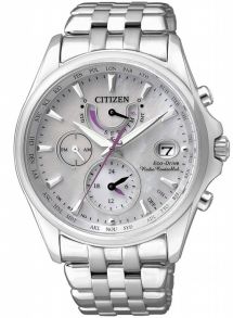 Citizen FC0010-55D - Radio-styret dameur med lilla detaljer