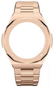 Unofficial Gen 4.2 Mod for CasiOak GA-2100 - Rosegolden Steel Case | Rosegolden Steel Bezel With Screws | Rosegolden Steel Bracelet