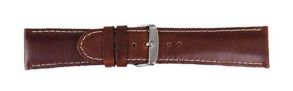Falkenlund Deluxe Beco 22mm Watch Strap Chrono XL Nature Silver Buckle 6303722S