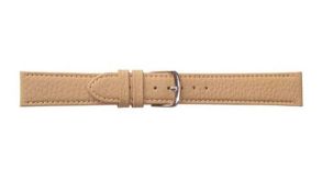 Falkenlund Deluxe Beco Watch Strap Imperator Beige Calf Leather 18mm Stainless Steel Buckle 6661118S