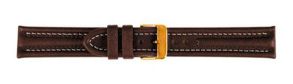 Falkenlund Deluxe Beco 22mm Watch Strap Arizona Sport Brown Gold Buckle 682222G