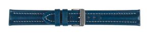 Falkenlund Deluxe Beco 18mm Watch Strap Arizona Sport Dark Blue Gold Buckle 682718S