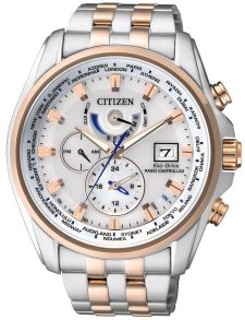 Citizen AT9034-54A - Unikt, radiostyret herreur med flotte detaljer