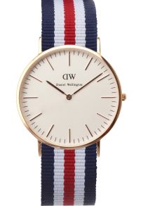 Daniel Wellington Classic Canterbury Herreur, Rødguld, 40mm