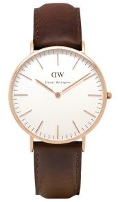 Daniel Wellington Classic Bristol Herreur, Roséguld, 40mm