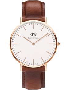 Daniel Wellington Classic St Mawes Herreur, Rødguld, 40mm