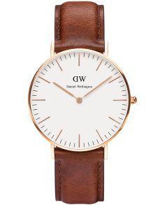 Daniel Wellington Classic St Mawes Dameur, Roséguld, 36mm