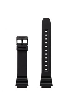 Black resin strap for Casio AE-1200WH-1AV / AE-1200WH-1BV / AE-1300WH-1A2V