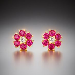 Carrie Taylor Flower Stud CTJ2
