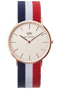 Daniel Wellington Classic Cambridge Herreur, Rødguld, 40mm