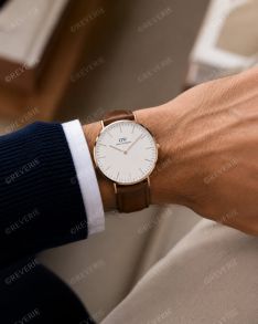 Daniel Wellington Classic St Mawes Herreur, Rødguld, 40mm