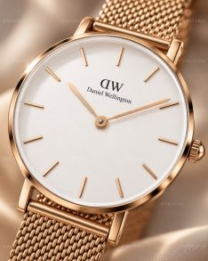 Daniel Wellington Classic Petite 28mm Melrose White Rose-Coloured DW00100219