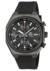 Casio Solar Powered Chronograph Gunmetal Black Sapphire