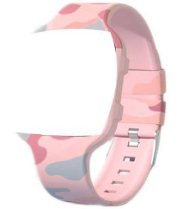 Pink-Camo Silicone Strap for Fibex Vibrating Reminder Watch FIBEX15V10