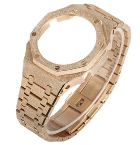 Unofficial Gen 4 Mod for CasiOak GA-2100 - Iced Rose Steel Case | Iced Rose Steel Bezel | Iced Rose Steel Bracelet