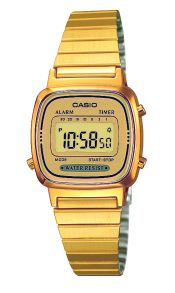 Casio Classic Guldfarvet LA670WEGA-9EF