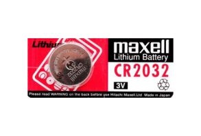 Sony / Panasonic / Maxell Lithium battery CR2032