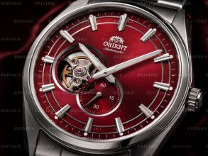 Orient Mens Open Heart Red Sapphire Automatic 40mm