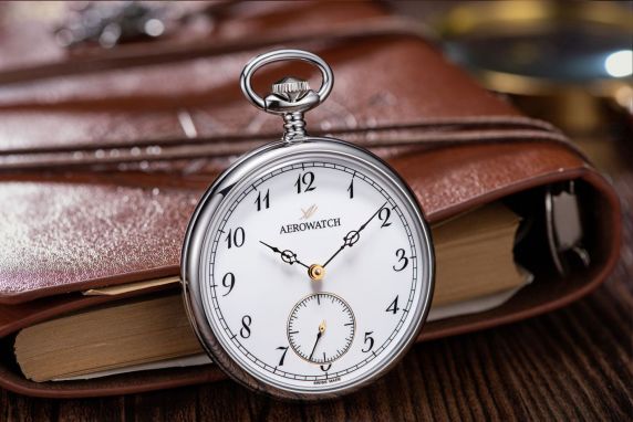 Aerowatch Lepines Classic Blue Pocket Watch 50832 AA04