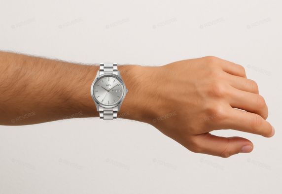 Inex Mens Sølvfarvet/Sølvfarvet A12124S4I