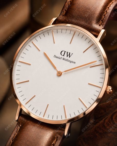 Daniel Wellington Classic St Mawes Herreur, Rødguld, 40mm