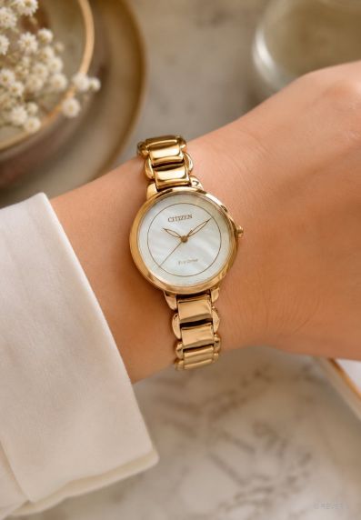 Citizen Pale Rose-Golden Solar Mother-of-Pearl 31mm