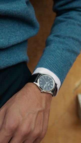 Inex Mens Sølvfarvet/Black A12124-1S5I